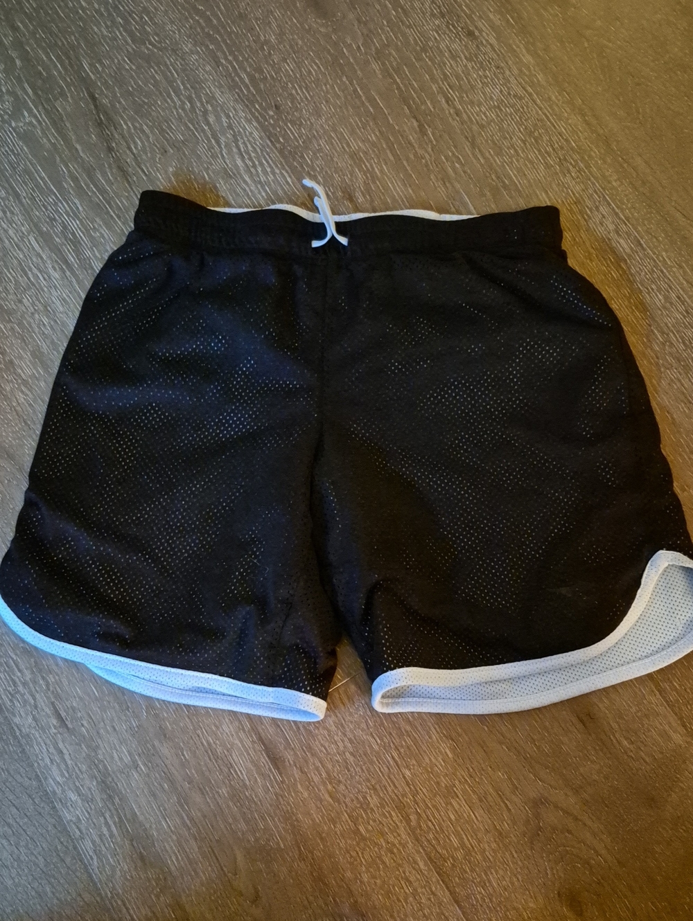 Diadora Black Shorts with White Trim